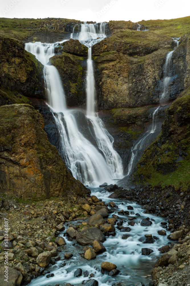 Ysti Rjúkandi Waterfall in Iceland Ysti Rjúkandi Waterfall in Iceland