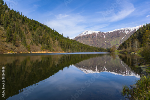 Reflection of a Landscape in Alaska © David Souza