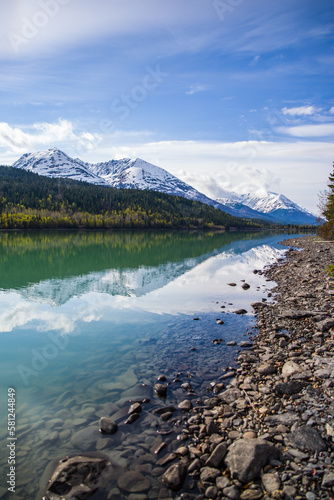 Reflection of a Landscape in Alaska
