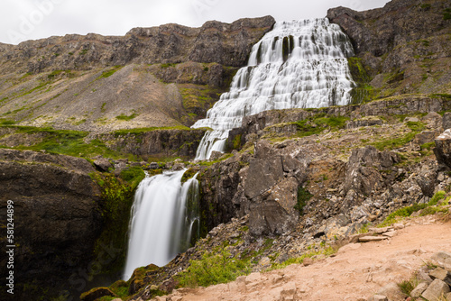 Dynjandi  Waterfall in Iceland