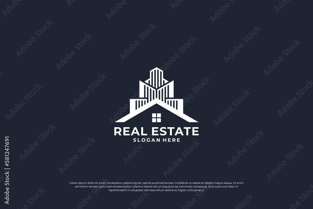 real estate logo, apartment logo design.