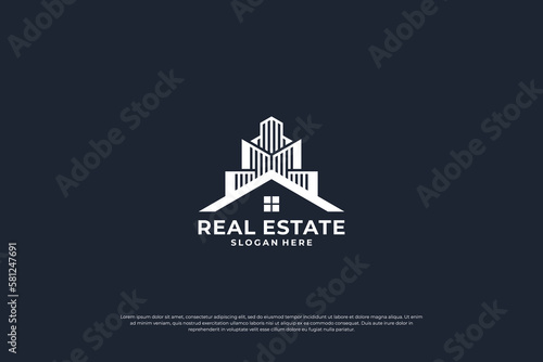 real estate logo, apartment logo design.