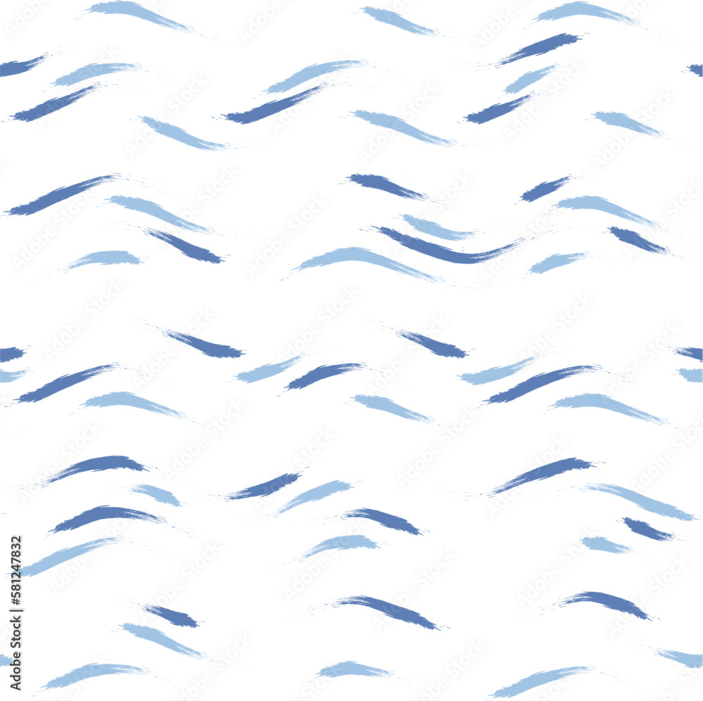 Seamless Wave Stripe Pattern, Water vector background. rain drops brush stroke, curly paint lines, watercolor illustration Seamless Wave Stripe Pattern, Water vector background. rain drops brush stroke, curly paint lines, watercolor illustration