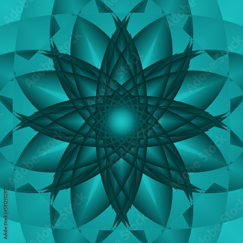 abstract background with flowers