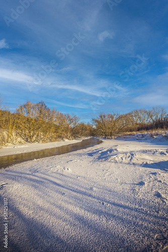 winter landscape in the countryside