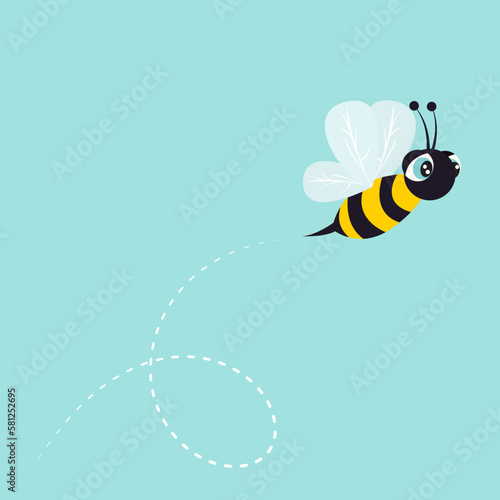 Bumble bee vector illustration graphic