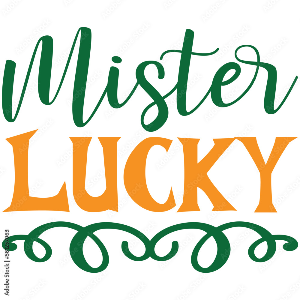 Naklejka premium Mister Lucky