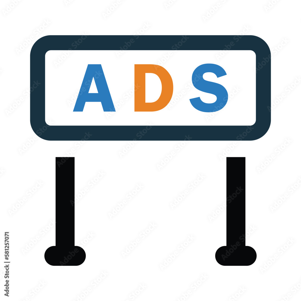 Advertisement, advertising, billboard icon Advertisement, advertising, billboard icon