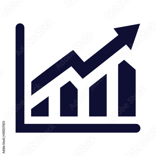 growth, graph, business growth graph chart icon