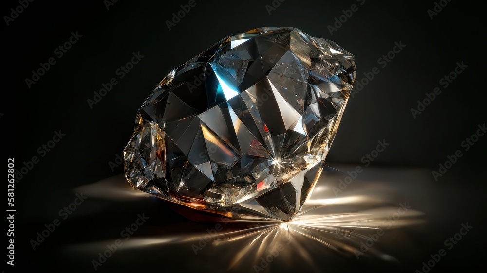 diamond on black background diamond on black background