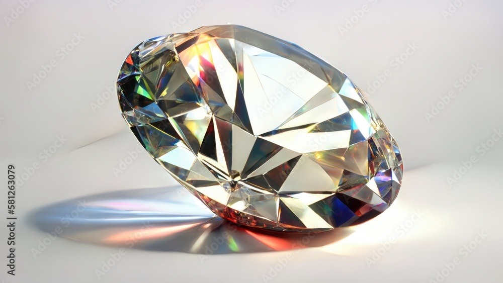 diamond on white background diamond on white background