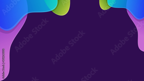 colorful fluid background design premium