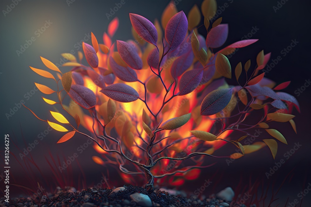 The burning a bush