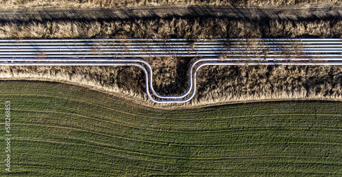 Tableau sur toile waterworks from above