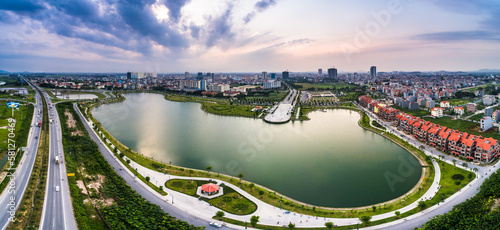 panorama of Bac Ninh city