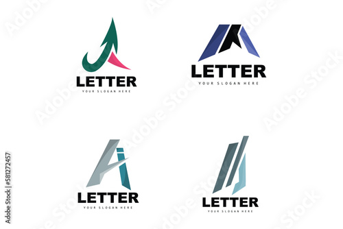 A Letter Logo, Letter Logotype Vector, Product Brand Design, Company Initials, Construction, Education