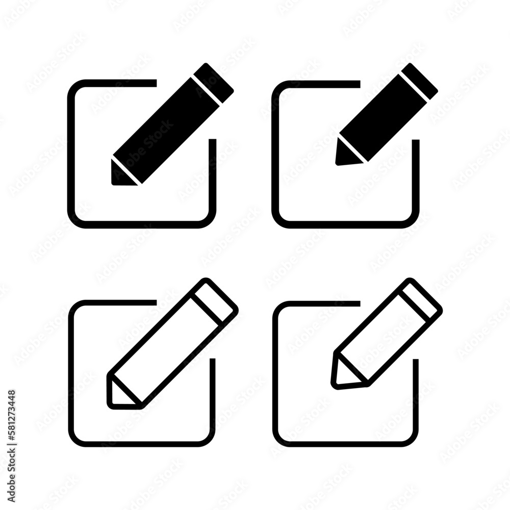 Edit icon vector illustration. edit document sign and symbol. edit text icon. pencil. sign up Edit icon vector illustration. edit document sign and symbol. edit text icon. pencil. sign up