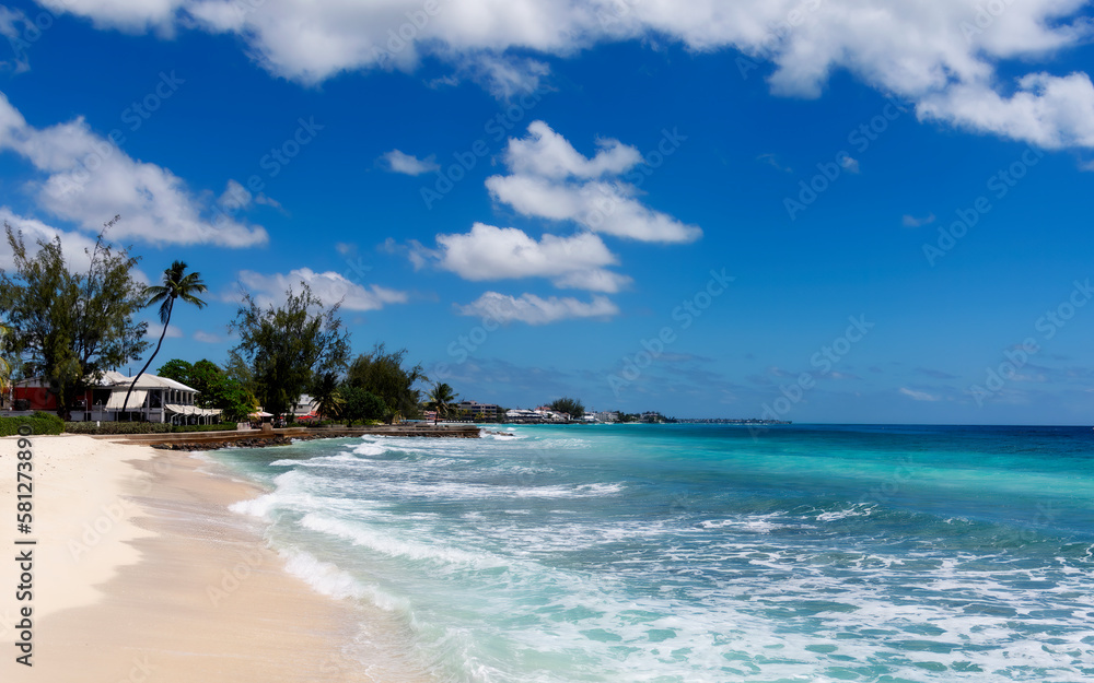 beautiful beach on Barbados