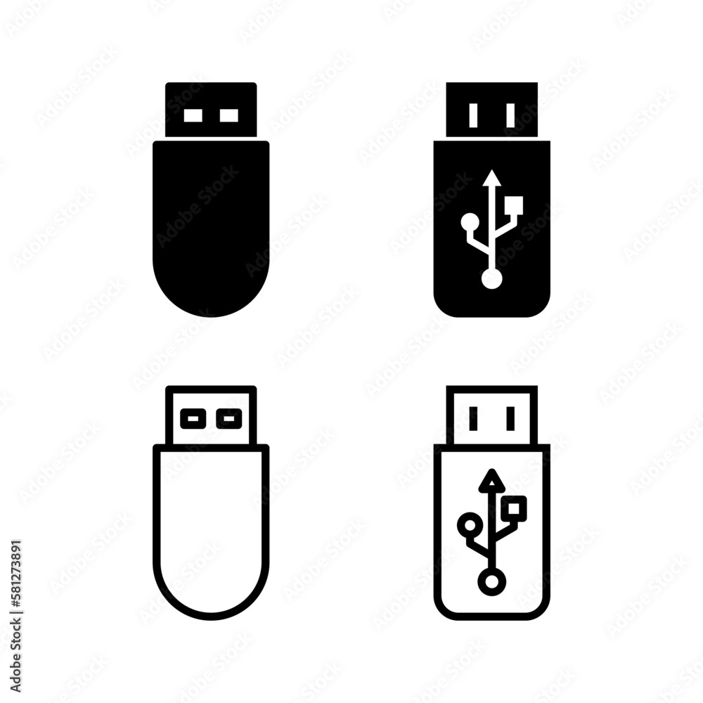 Usb icon vector illustration. Flash disk sign and symbol. flash drive sign. Usb icon vector illustration. Flash disk sign and symbol. flash drive sign.