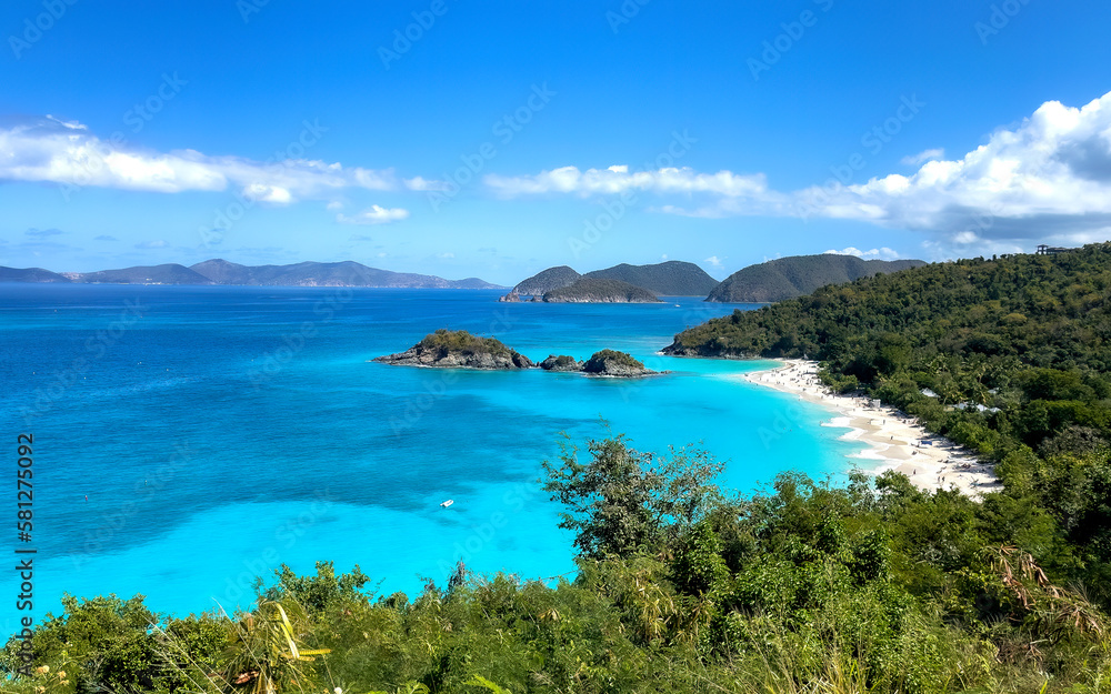 Trunk Bay Beach on St. John, USVI Trunk Bay Beach on St. John, USVI