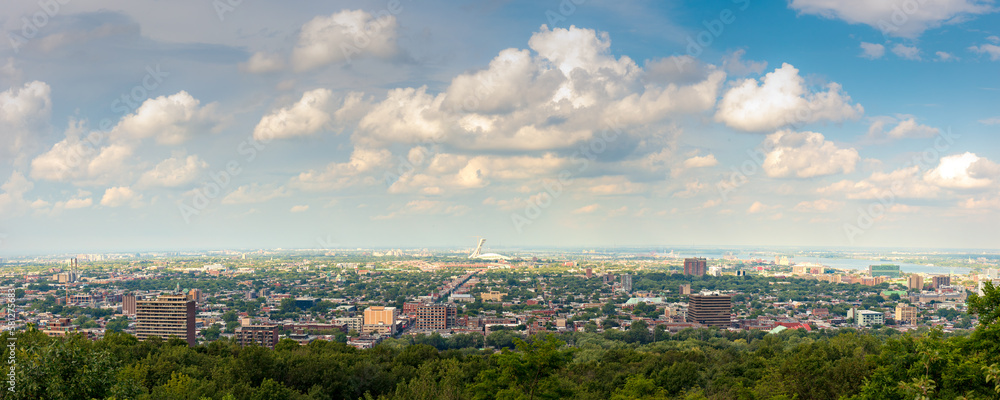 panorama of Montreal