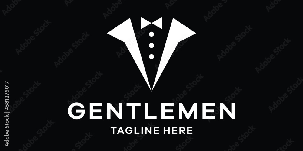 gentlemen logo simple abstract vector illustration gentlemen logo simple abstract vector illustration