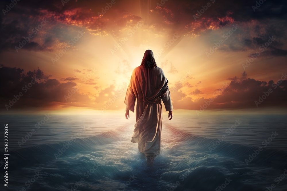 Wallpaper Illustration and background of Jesus Christ. Concept of ...