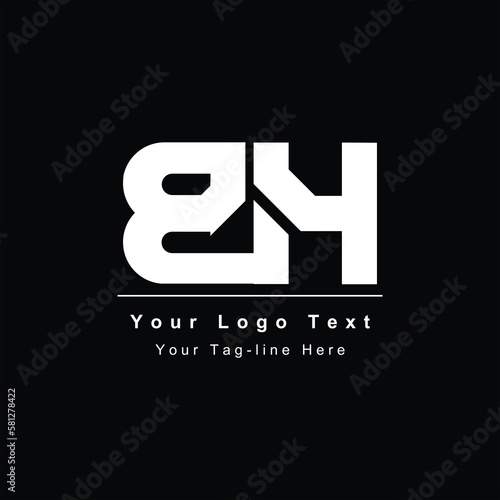 icon initial BH or HB design logo symbol