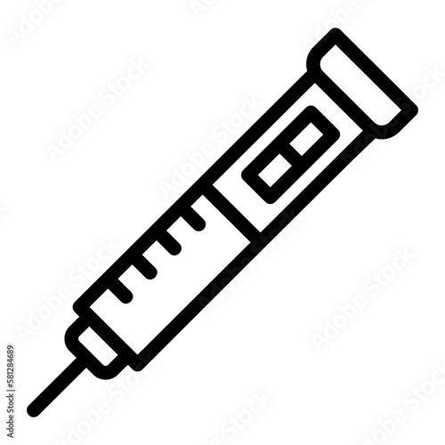insulin line icon