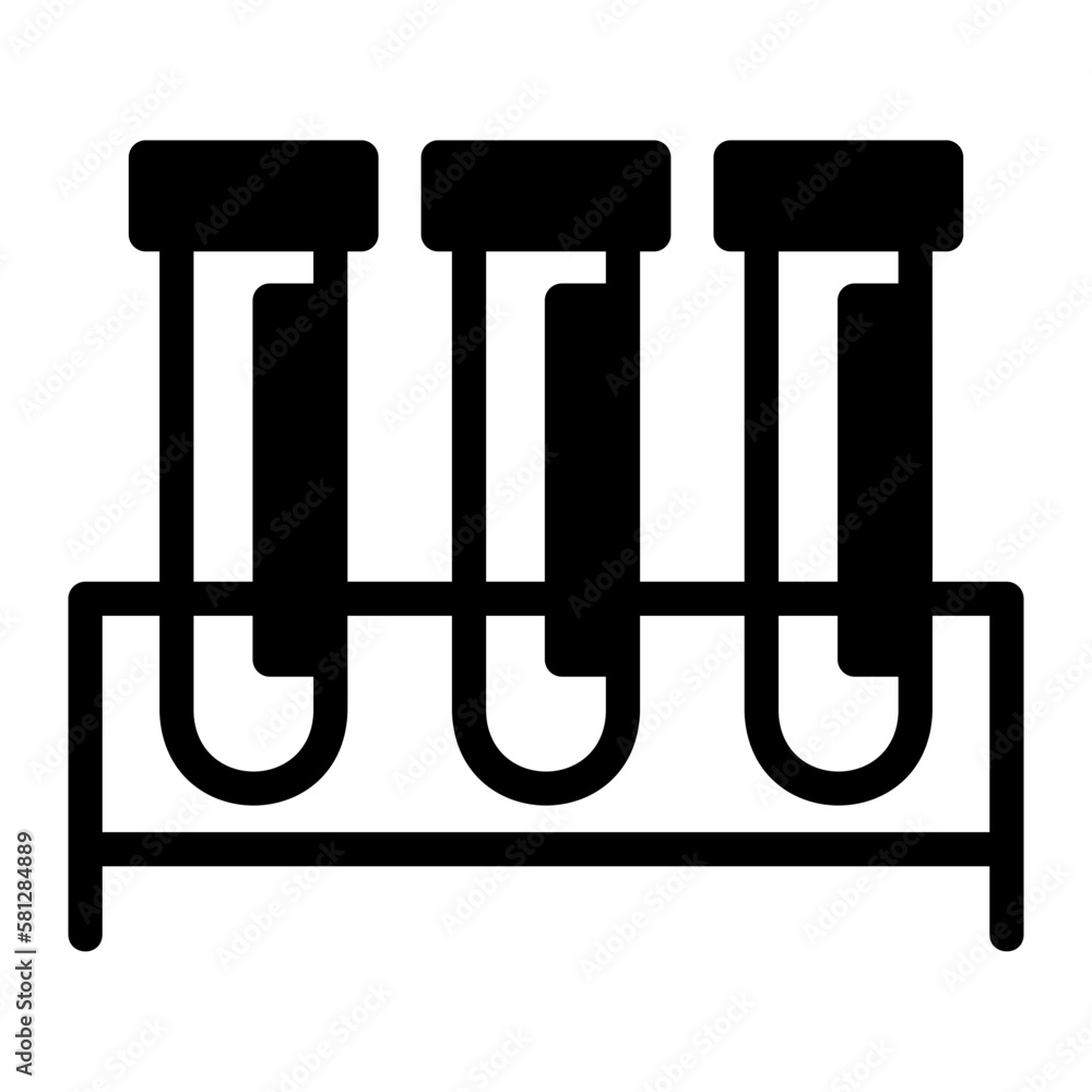 blood test glyph icon