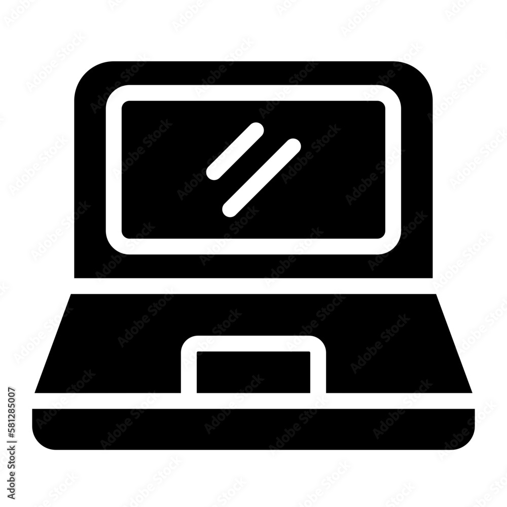 laptop glyph icon laptop glyph icon