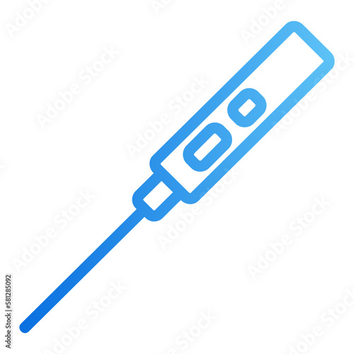 vascular closure gradient icon