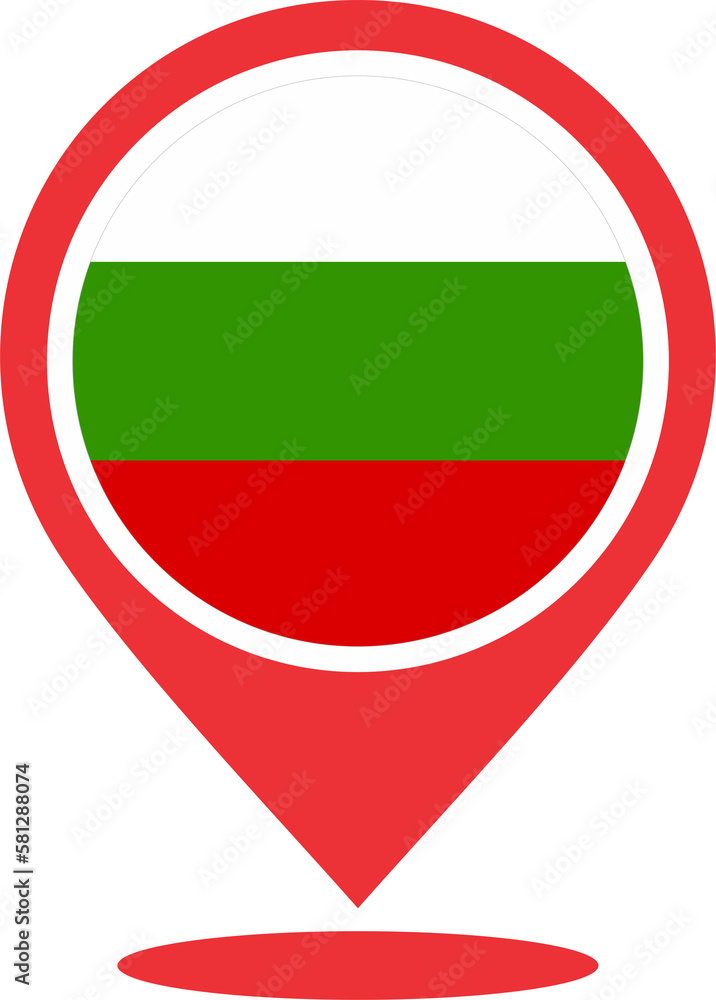 Bulgaria flag pin map 2023031313 Bulgaria flag pin map 2023031313