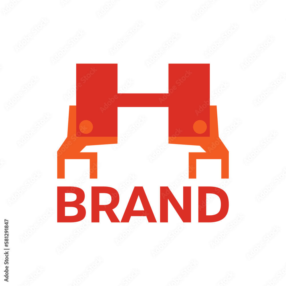 Obraz premium Two strength gym. Character, modern, simple.