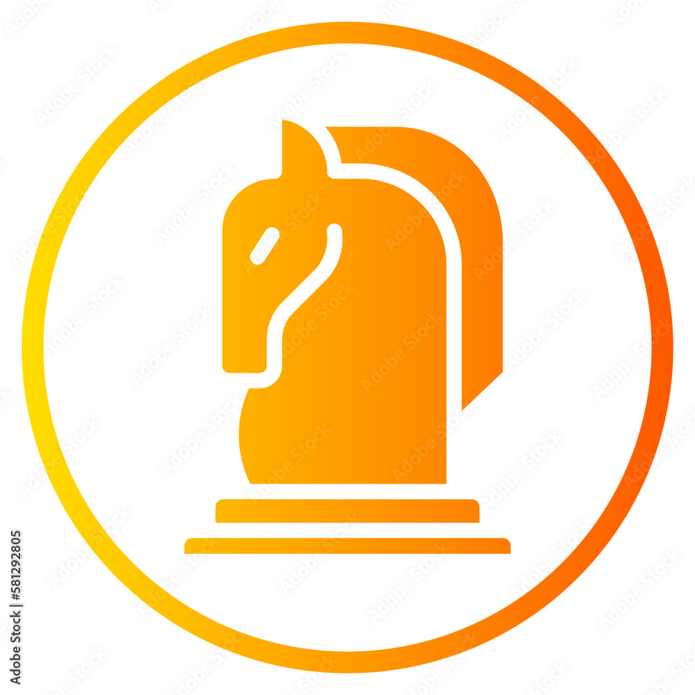 chess gradient icon chess gradient icon