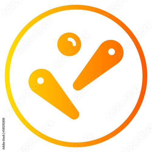 pinball gradient icon