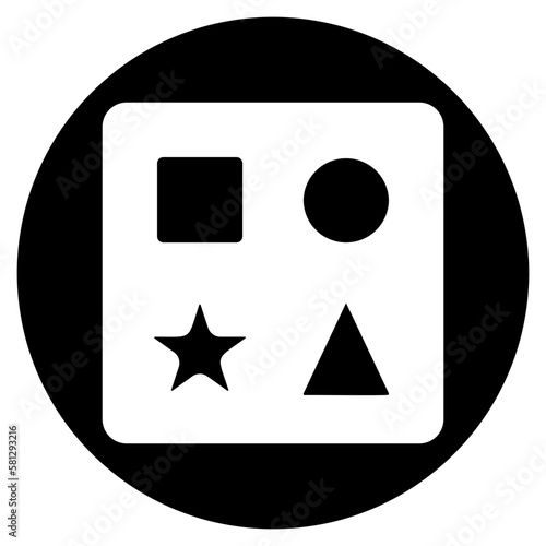 shapes glyph icon
