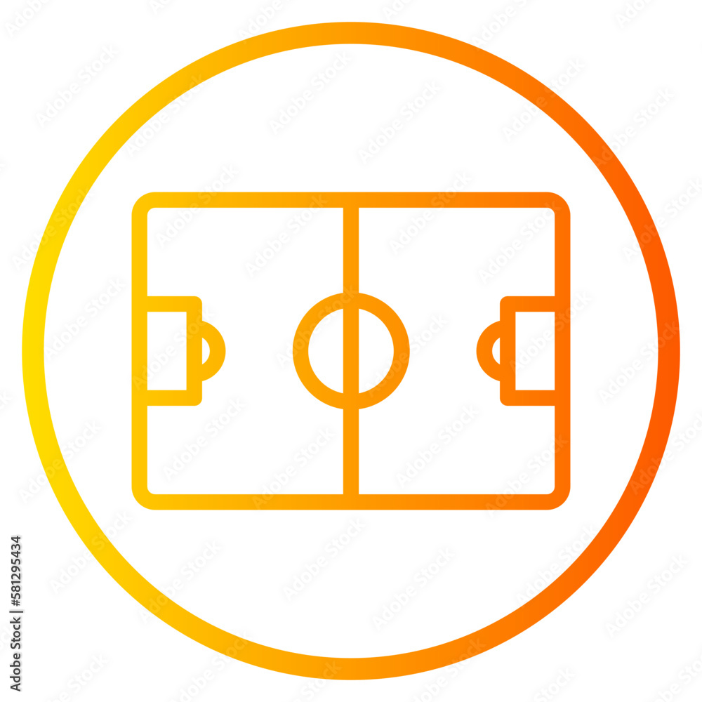 football field gradient icon football field gradient icon