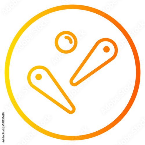pinball gradient icon