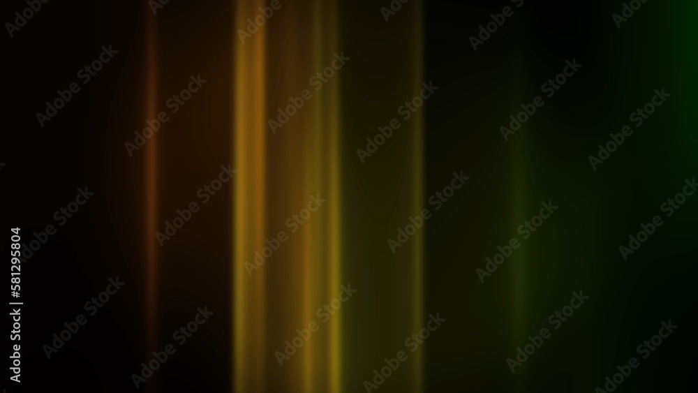 Dark yellow and green linear background. 2D layout illustration