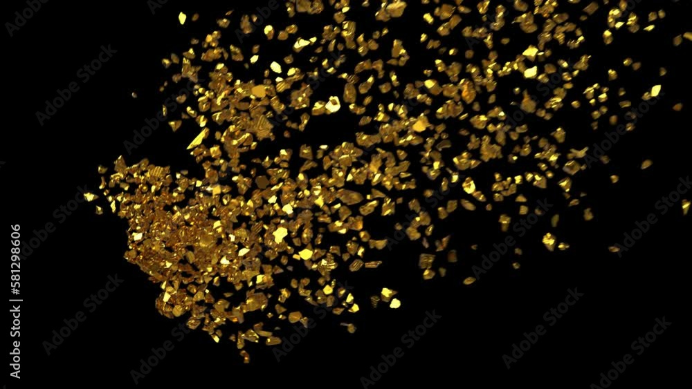 A golden Bitcoin coin distroy and dissolves closeup. the concept of a cryptocurrency market crash or downfall. 3d animation rendered with alpha channel. A golden Bitcoin coin distroy and dissolves closeup. the concept of a cryptocurrency market crash or downfall. 3d animation rendered with alpha channel.