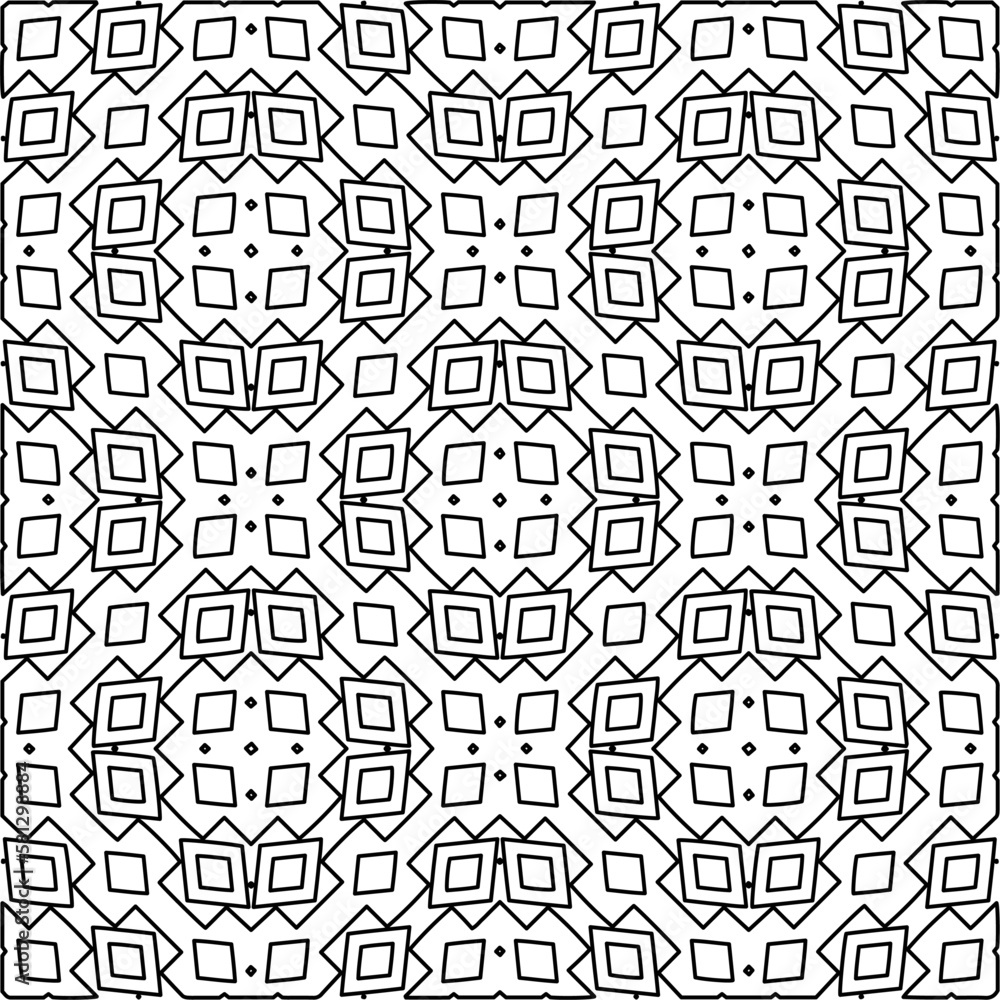 Stylish texture with figures from lines.Abstract geometric black and white pattern for web page, textures, card, poster, fabric, textile. Monochrome graphic repeating design. Stylish texture with figures from lines.Abstract geometric black and white pattern for web page, textures, card, poster, fabric, textile. Monochrome graphic repeating design.