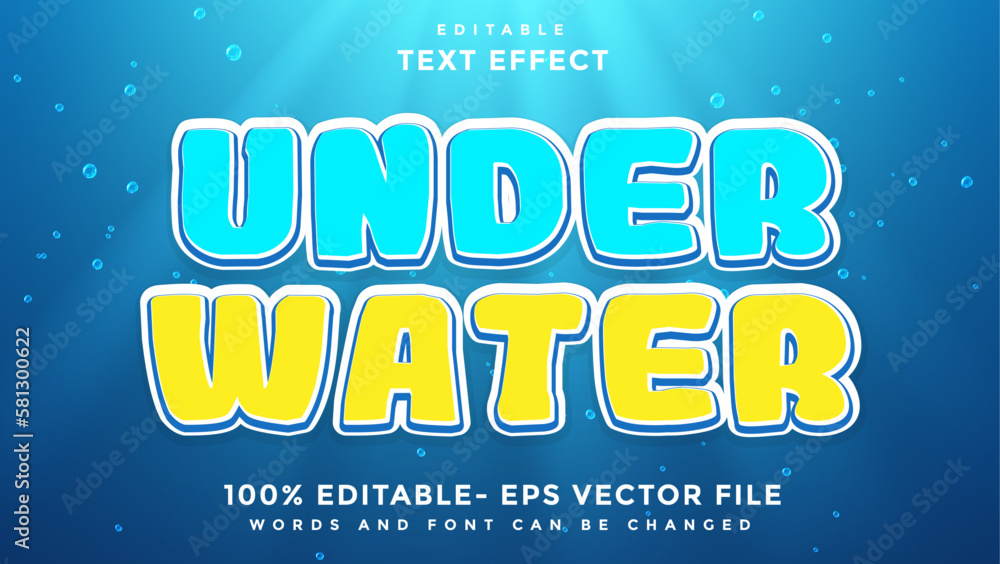 Minimal Word Under Water Editable Text Effect Design, Effect Saved In Graphic Style Minimal Word Under Water Editable Text Effect Design, Effect Saved In Graphic Style