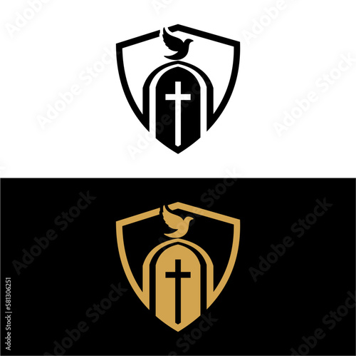 shield logo church