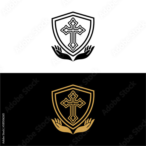 shield logo church