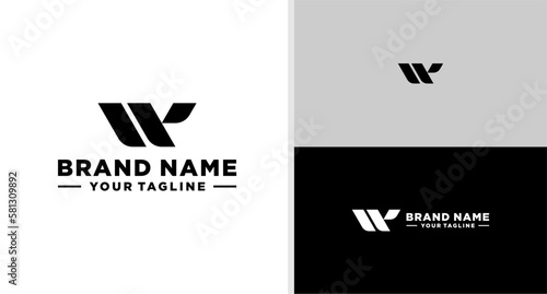WT LOGO FINANCE BOLD INVESTMENT GEOMETRIC SOPHISTICATED EDITABLE