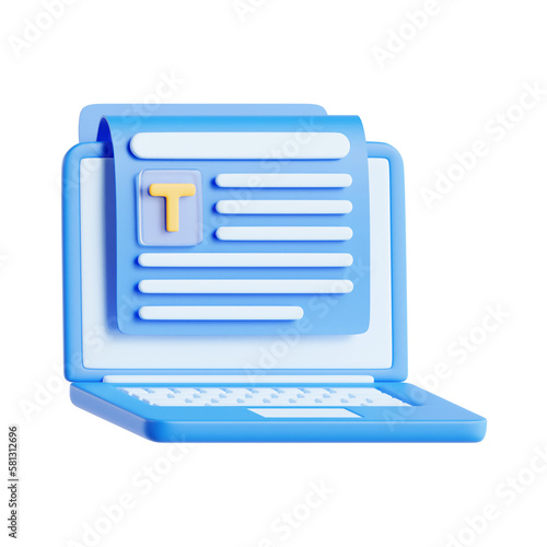 3d article icon