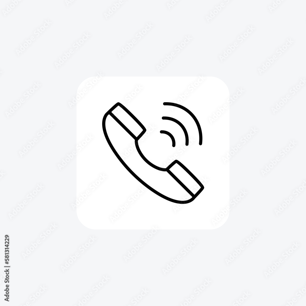 Call, telephone fully editable vector fill icon
Call, telephone fully editable vector fill icon