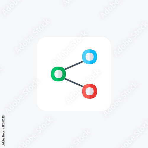 Connect, file sharing fully editable vector fill icon

