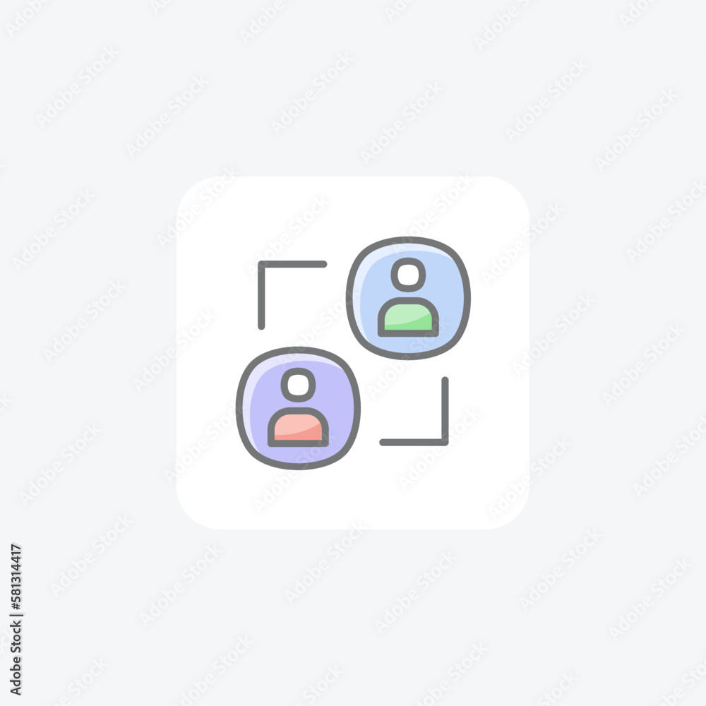 Social, society, fully editable vector fill icon
Social, society, fully editable vector fill icon